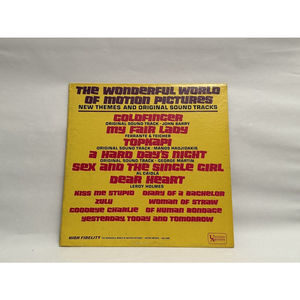 1960s Excellent Wonderful World Of Motion Pictures Soundtracks Vinyl Record